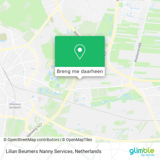 Lilian Beumers Nanny Services kaart