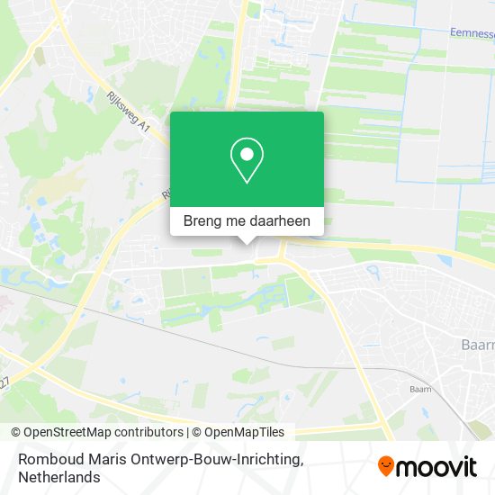 Romboud Maris Ontwerp-Bouw-Inrichting kaart