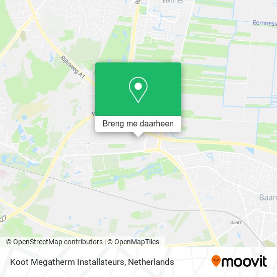 Koot Megatherm Installateurs kaart