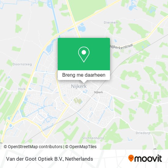 Van der Goot Optiek B.V. kaart