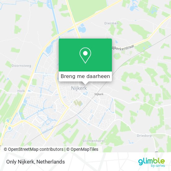 Only Nijkerk kaart