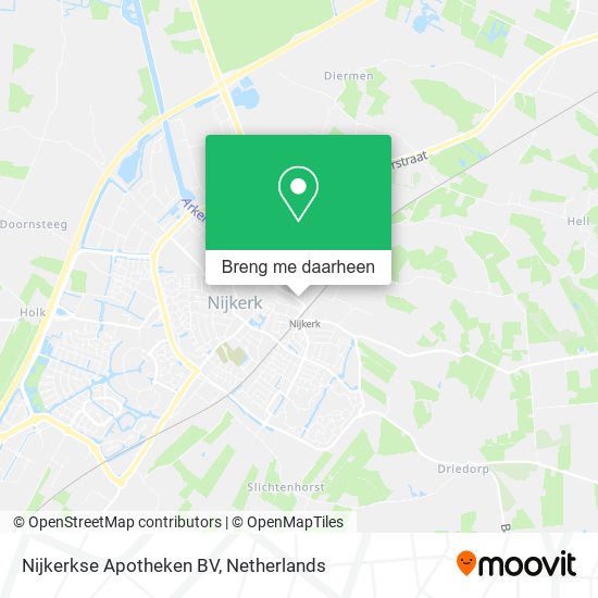 Nijkerkse Apotheken BV kaart