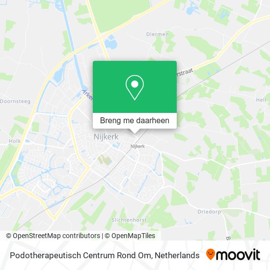 Podotherapeutisch Centrum Rond Om kaart