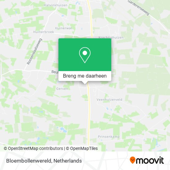 Bloembollenwereld kaart