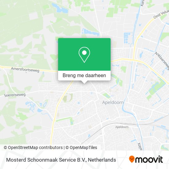 Mosterd Schoonmaak Service B.V. kaart