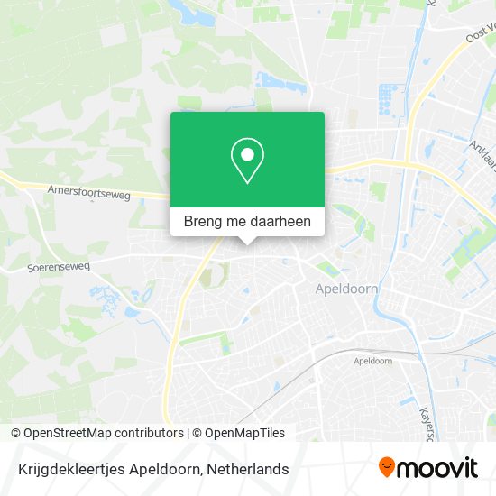 Krijgdekleertjes Apeldoorn kaart