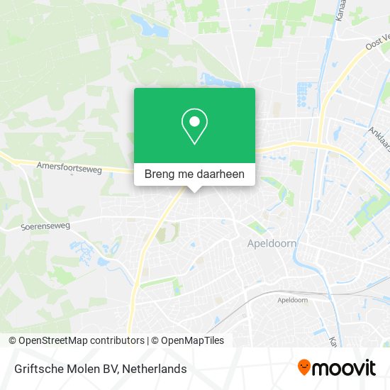 Griftsche Molen BV kaart