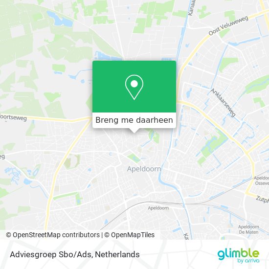 Adviesgroep Sbo/Ads kaart