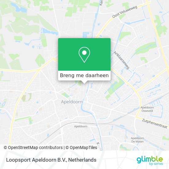 Loopsport Apeldoorn B.V. kaart