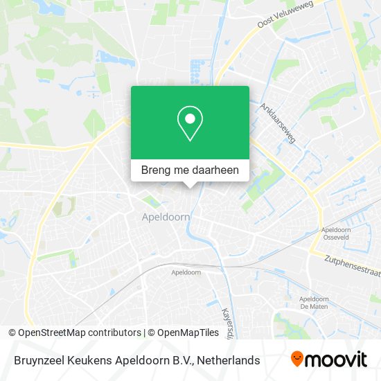 Bruynzeel Keukens Apeldoorn B.V. kaart