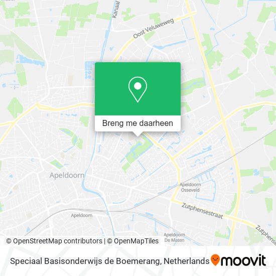 Speciaal Basisonderwijs de Boemerang kaart