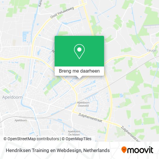 Hendriksen Training en Webdesign kaart