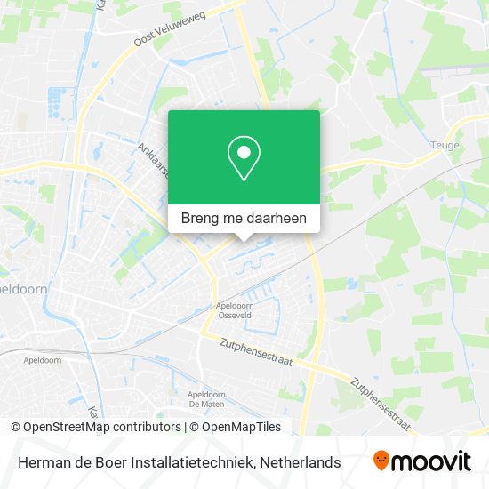 Herman de Boer Installatietechniek kaart