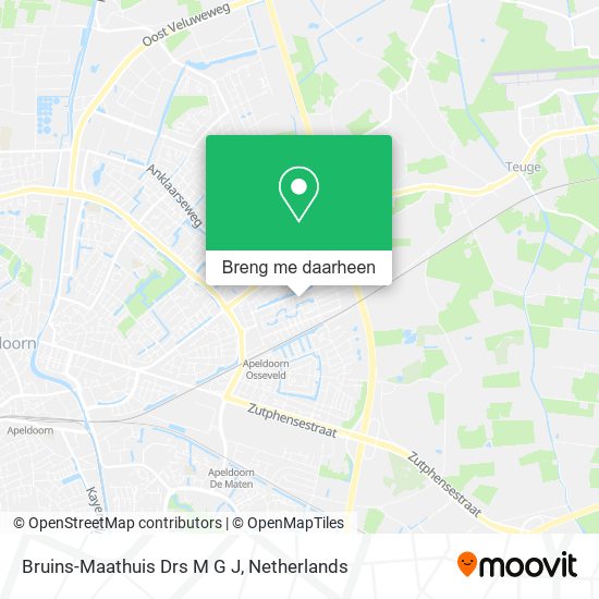 Bruins-Maathuis Drs M G J kaart
