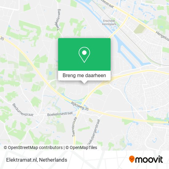 Elektramat.nl kaart