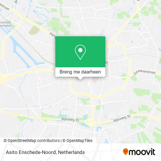 Asito Enschede-Noord kaart