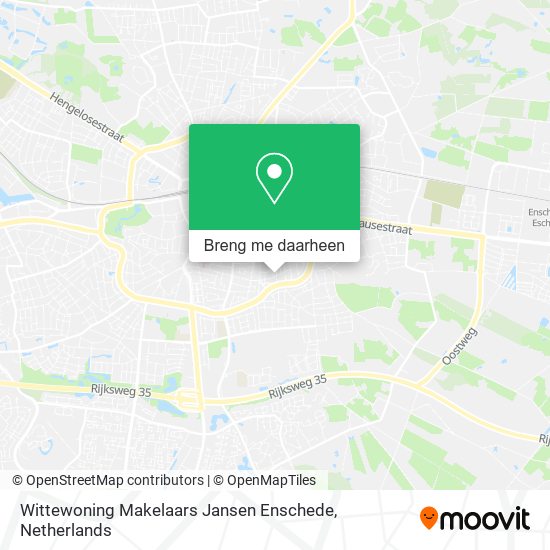 Wittewoning Makelaars Jansen Enschede kaart