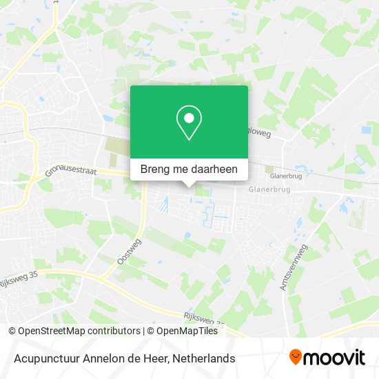 Acupunctuur Annelon de Heer kaart
