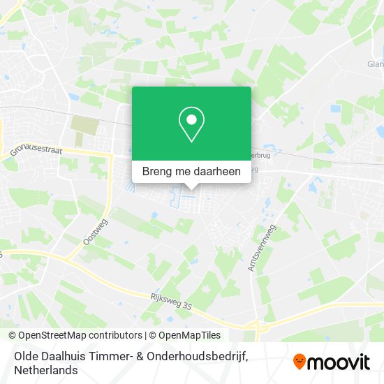 Olde Daalhuis Timmer- & Onderhoudsbedrijf kaart