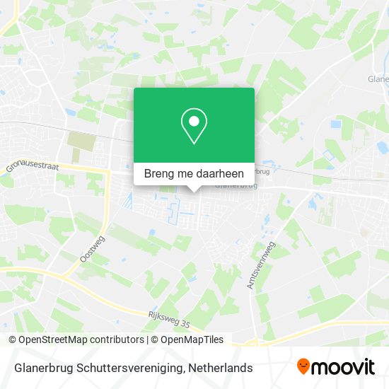 Glanerbrug Schuttersvereniging kaart