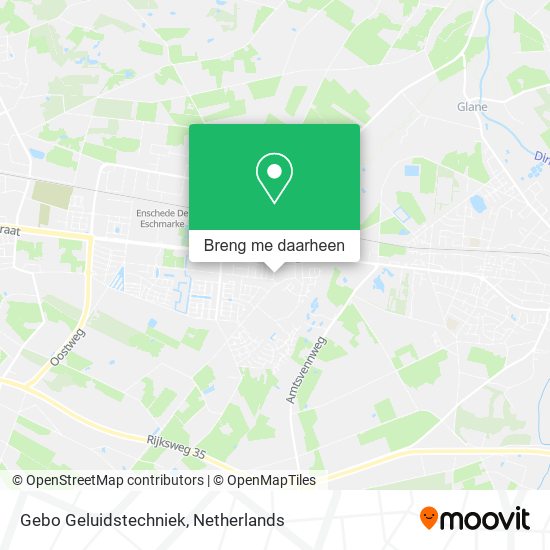 Gebo Geluidstechniek kaart