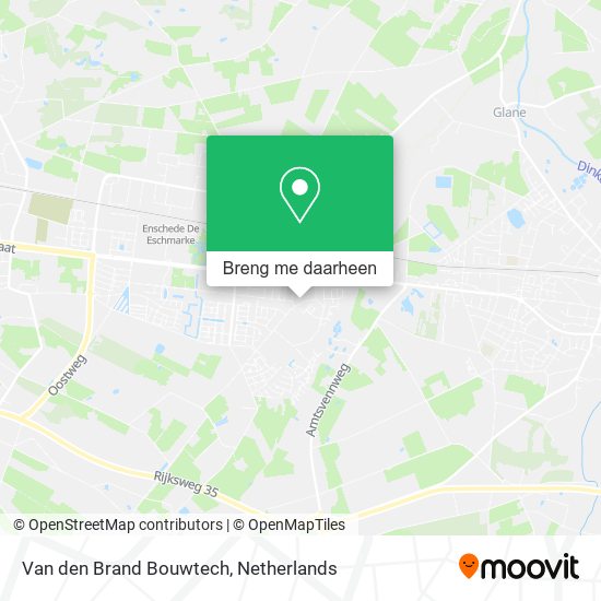 Van den Brand Bouwtech kaart