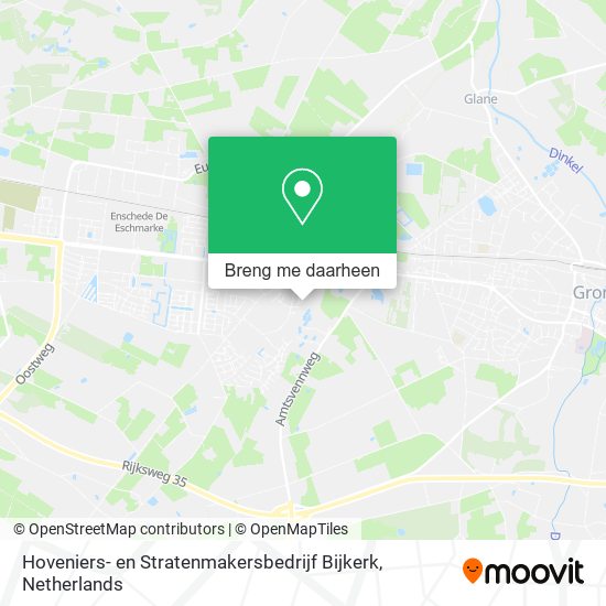 Hoveniers- en Stratenmakersbedrijf Bijkerk kaart