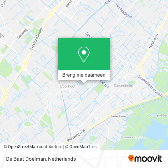 De Baat Doelman kaart