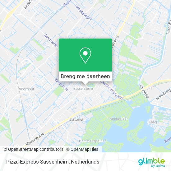Pizza Express Sassenheim kaart