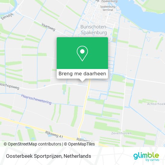 Oosterbeek Sportprijzen kaart