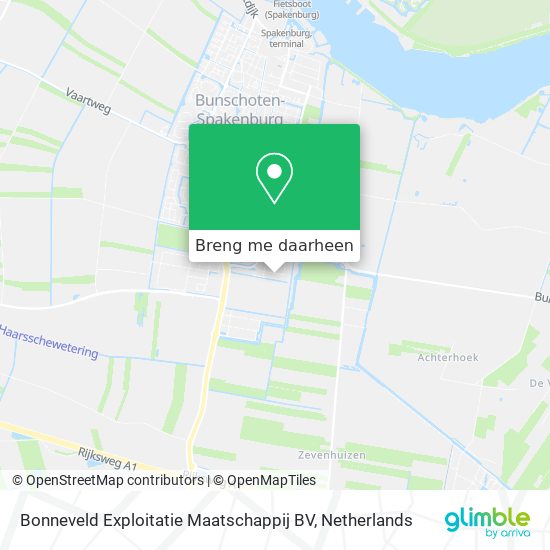 Bonneveld Exploitatie Maatschappij BV kaart