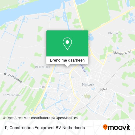 Pj Construction Equipment BV kaart