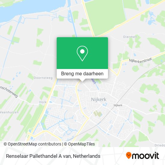 Renselaar Pallethandel A van kaart