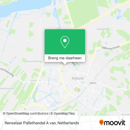 Renselaar Pallethandel A van kaart