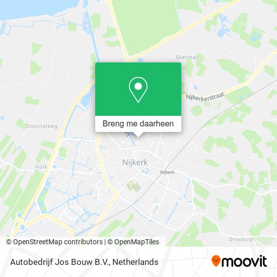 Autobedrijf Jos Bouw B.V. kaart