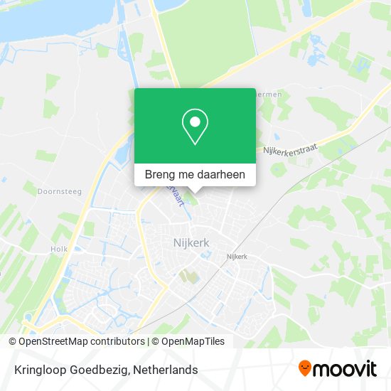 Kringloop Goedbezig kaart