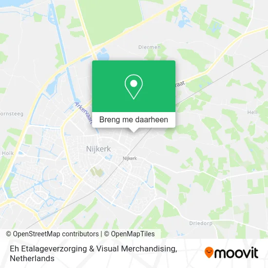 Eh Etalageverzorging & Visual Merchandising kaart