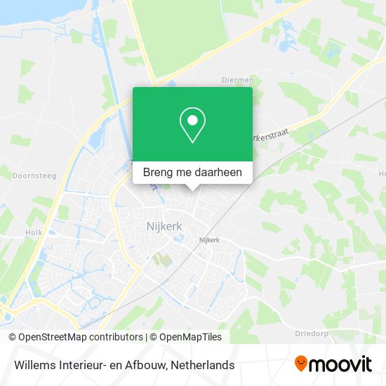 Willems Interieur- en Afbouw kaart