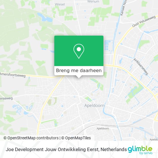 Joe Development Jouw Ontwikkeling Eerst kaart