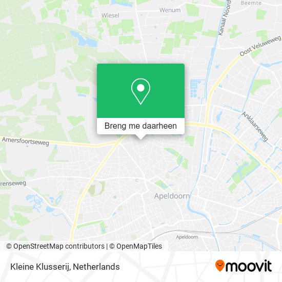 Kleine Klusserij kaart