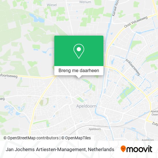 Jan Jochems Artiesten-Management kaart