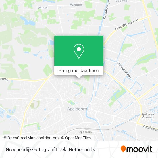 Groenendijk-Fotograaf Loek kaart