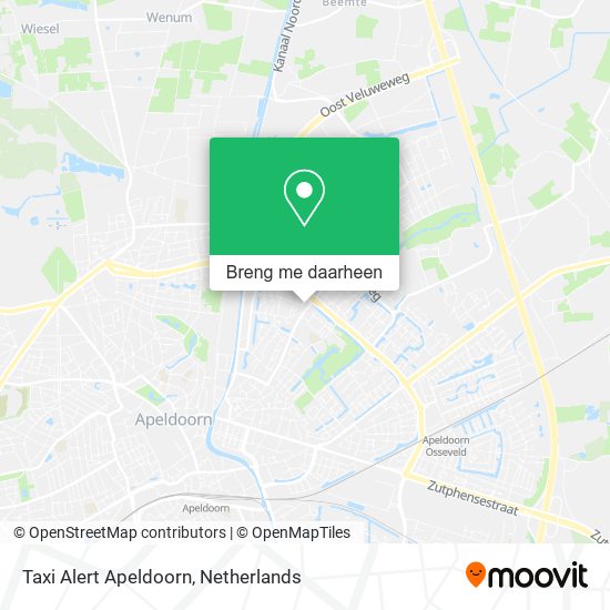 Taxi Alert Apeldoorn kaart