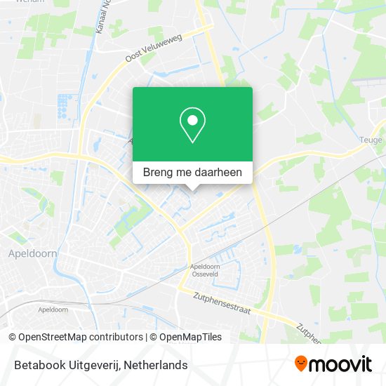 Betabook Uitgeverij kaart