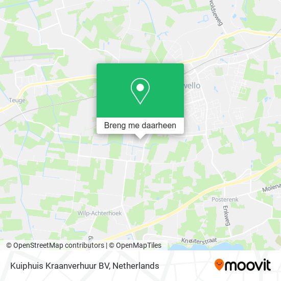 Kuiphuis Kraanverhuur BV kaart