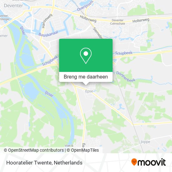 Hooratelier Twente kaart