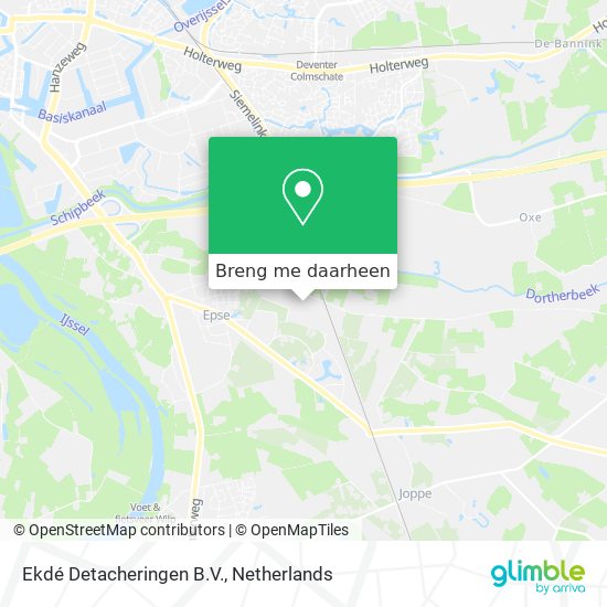 Ekdé Detacheringen B.V. kaart