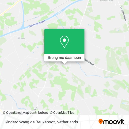 Kinderopvang de Beukenoot kaart