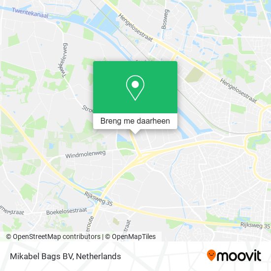 Mikabel Bags BV kaart