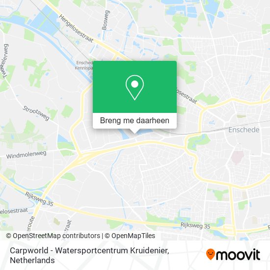 Carpworld - Watersportcentrum Kruidenier kaart
